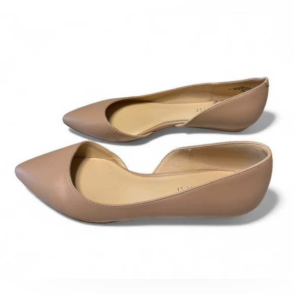 Nine West Speakup Nude Ballet Flats sz7  Neutral Office - Picture 1 of 11